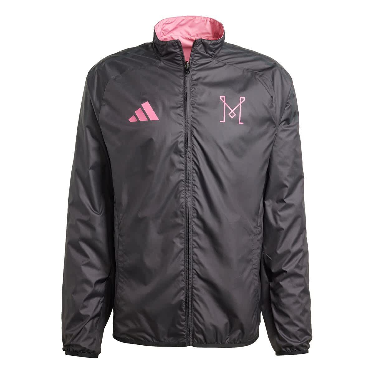 MLS Pink/Black Inter Miami CF 2025 Anthem Reversible Full-Zip Jacket