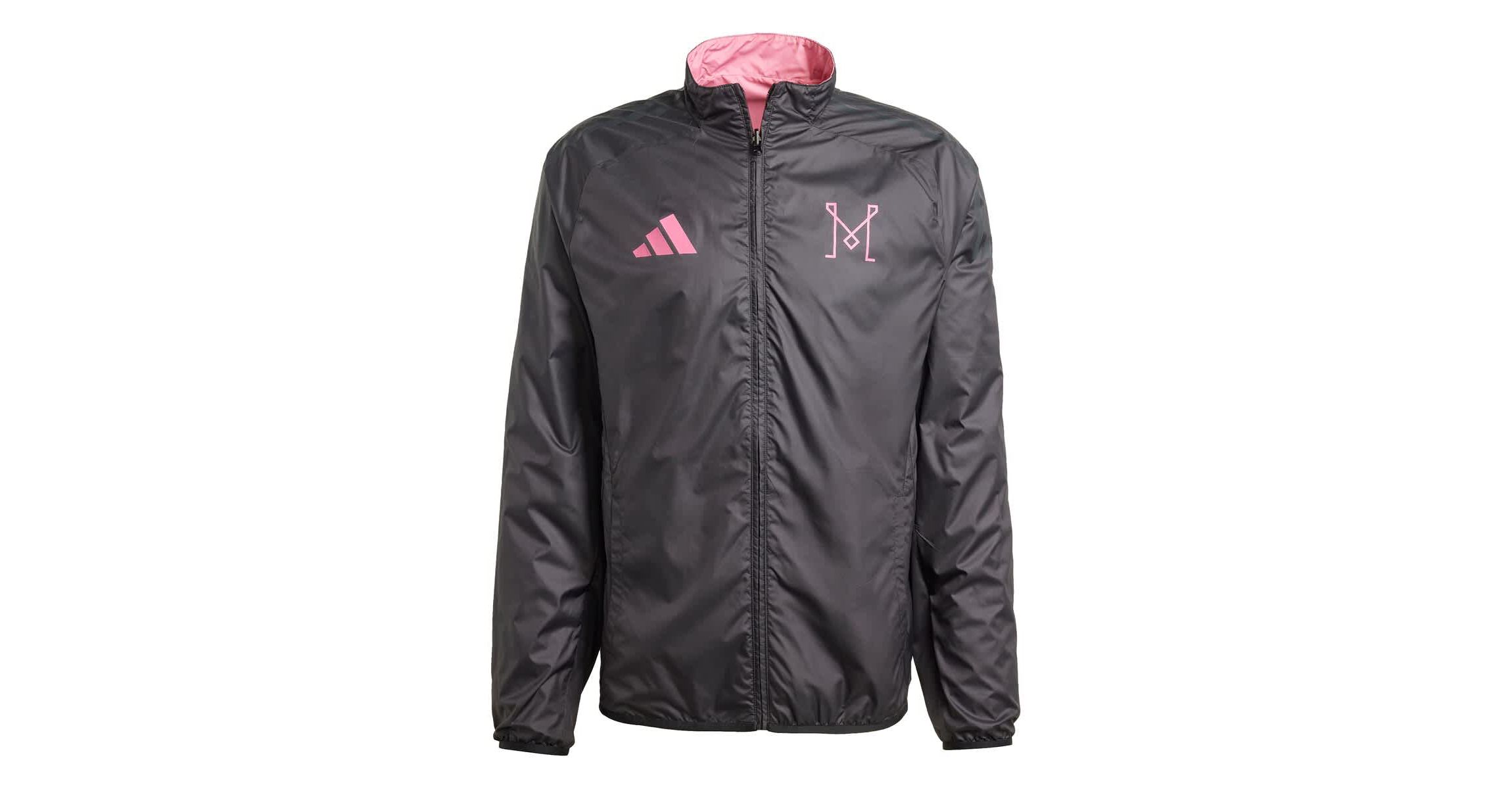 MLS Pink/Black Inter Miami CF 2025 Anthem Reversible Full-Zip Jacket