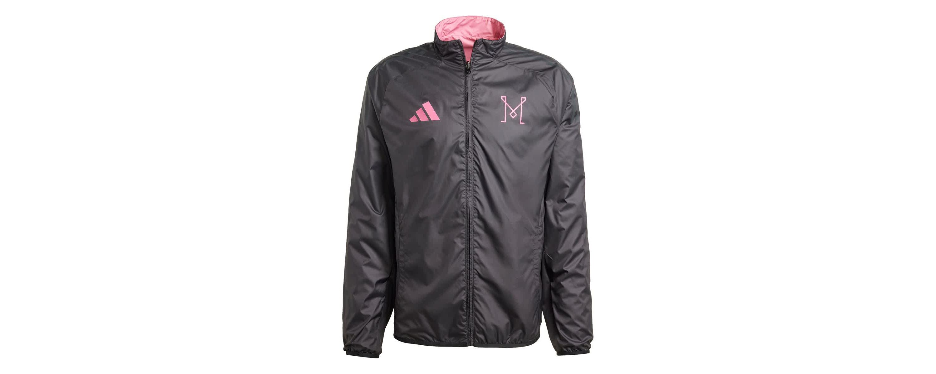 MLS Pink/Black Inter Miami CF 2025 Anthem Reversible Full-Zip Jacket