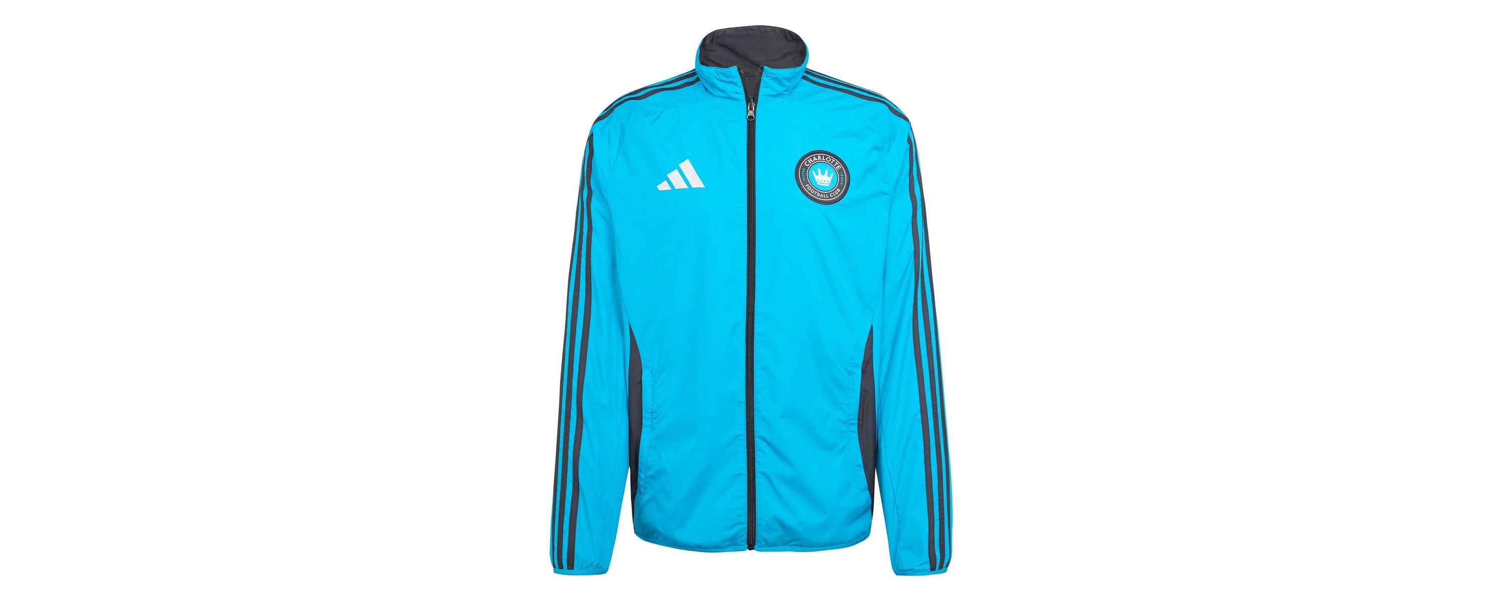 MLS Blue/Black Charlotte FC 2025 Anthem Reversible Full-Zip Jacket