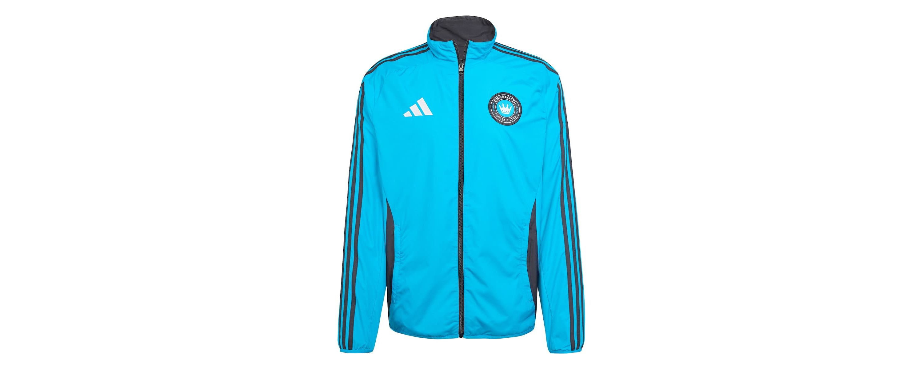 MLS Blue/Black Charlotte FC 2025 Anthem Reversible Full-Zip Jacket