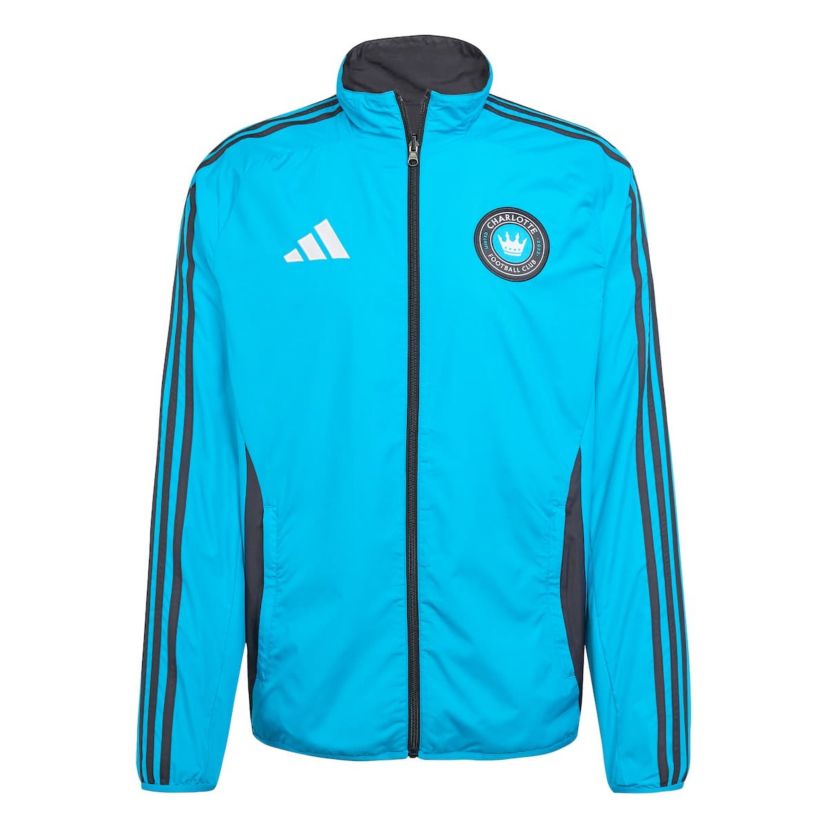 MLS Blue/Black Charlotte FC 2025 Anthem Reversible Full-Zip Jacket