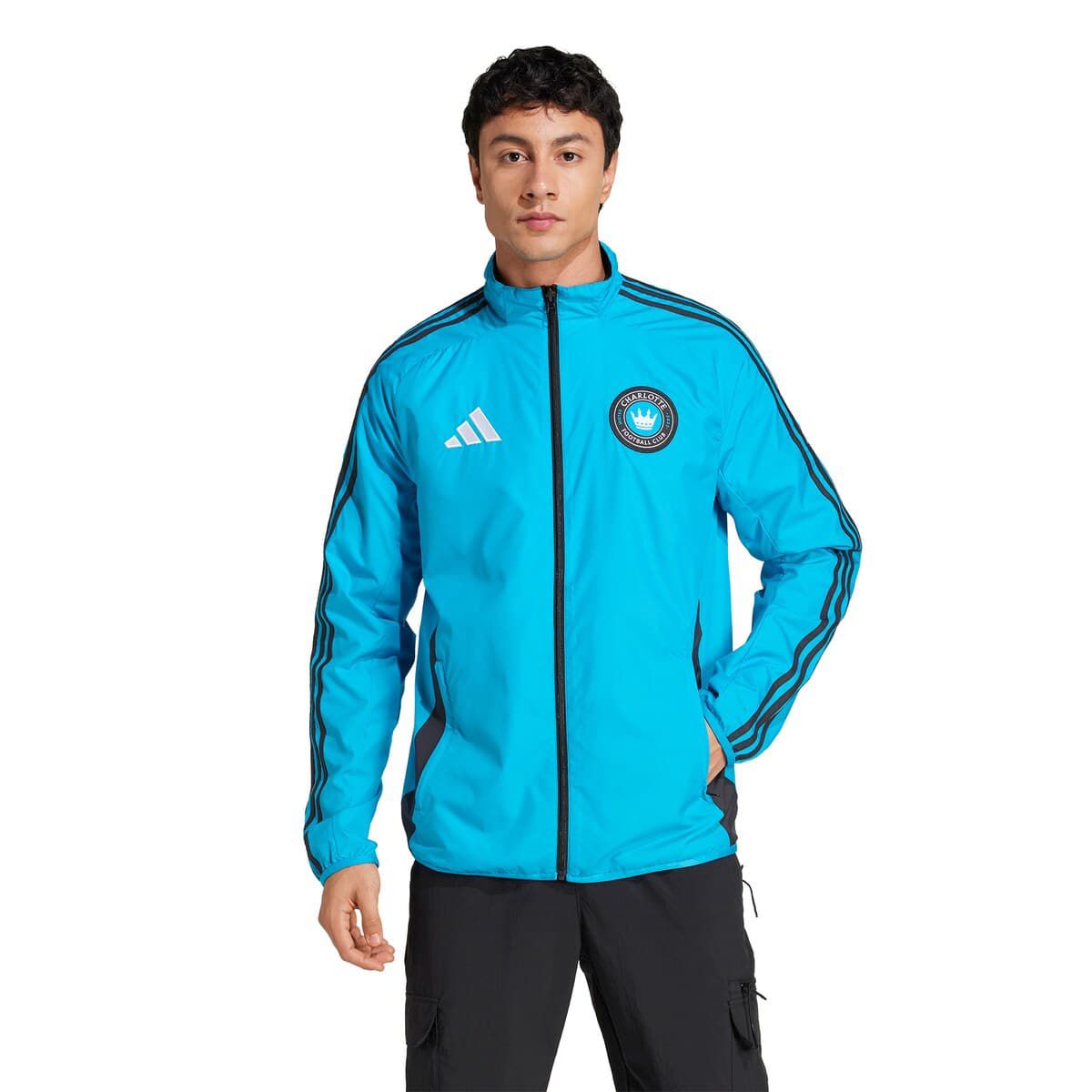 MLS Blue/Black Charlotte FC 2025 Anthem Reversible Full-Zip Jacket