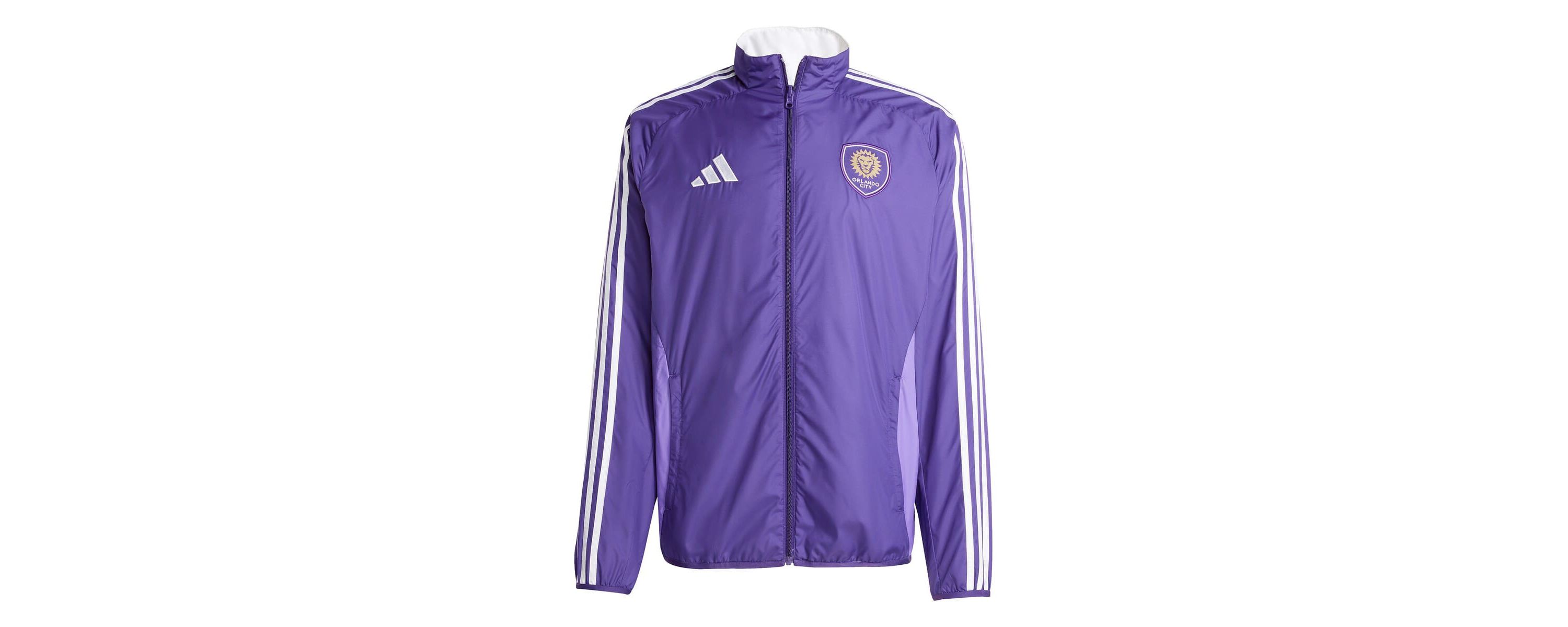 MLS Purple/White Orlando City SC 2025 Anthem Reversible Full-Zip Jacket
