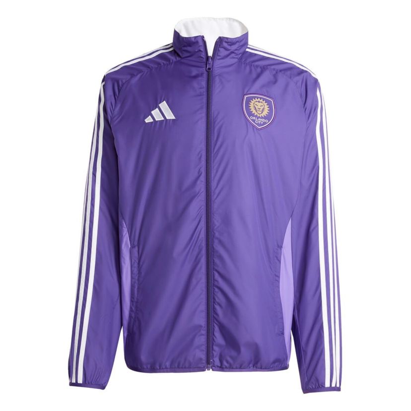 MLS Purple/White Orlando City SC 2025 Anthem Reversible Full-Zip Jacket