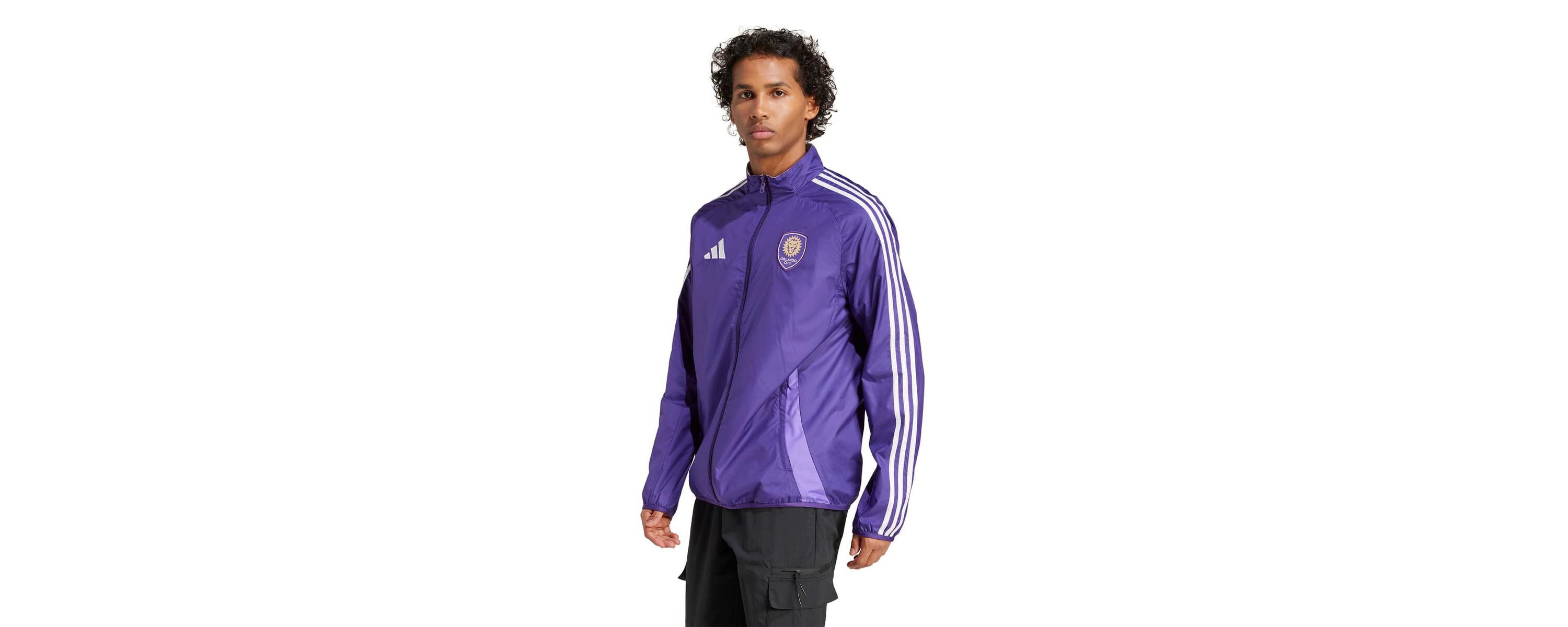MLS Purple/White Orlando City SC 2025 Anthem Reversible Full-Zip Jacket