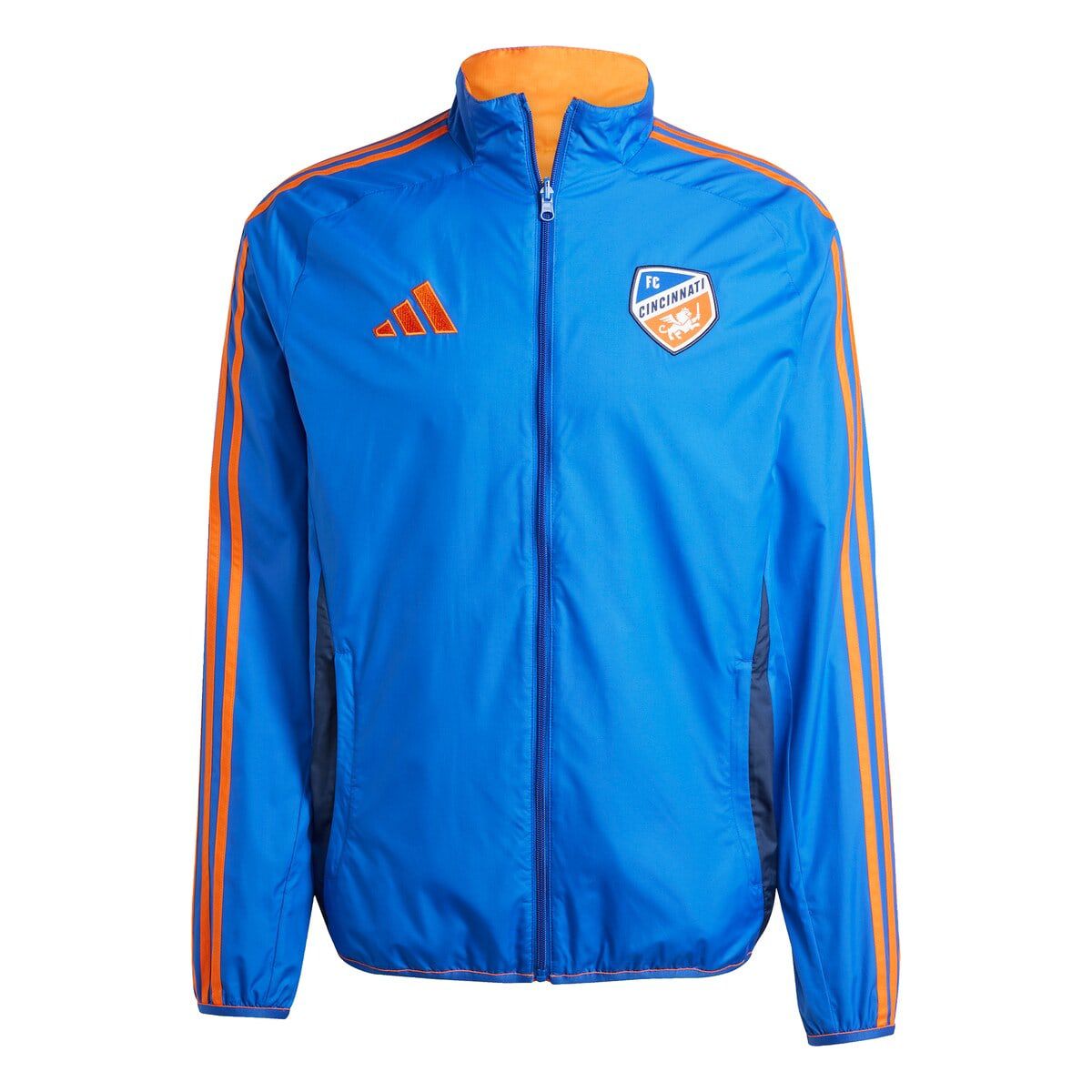 MLS Blue/Orange FC Cincinnati 2025 Anthem Reversible Full-Zip Jacket