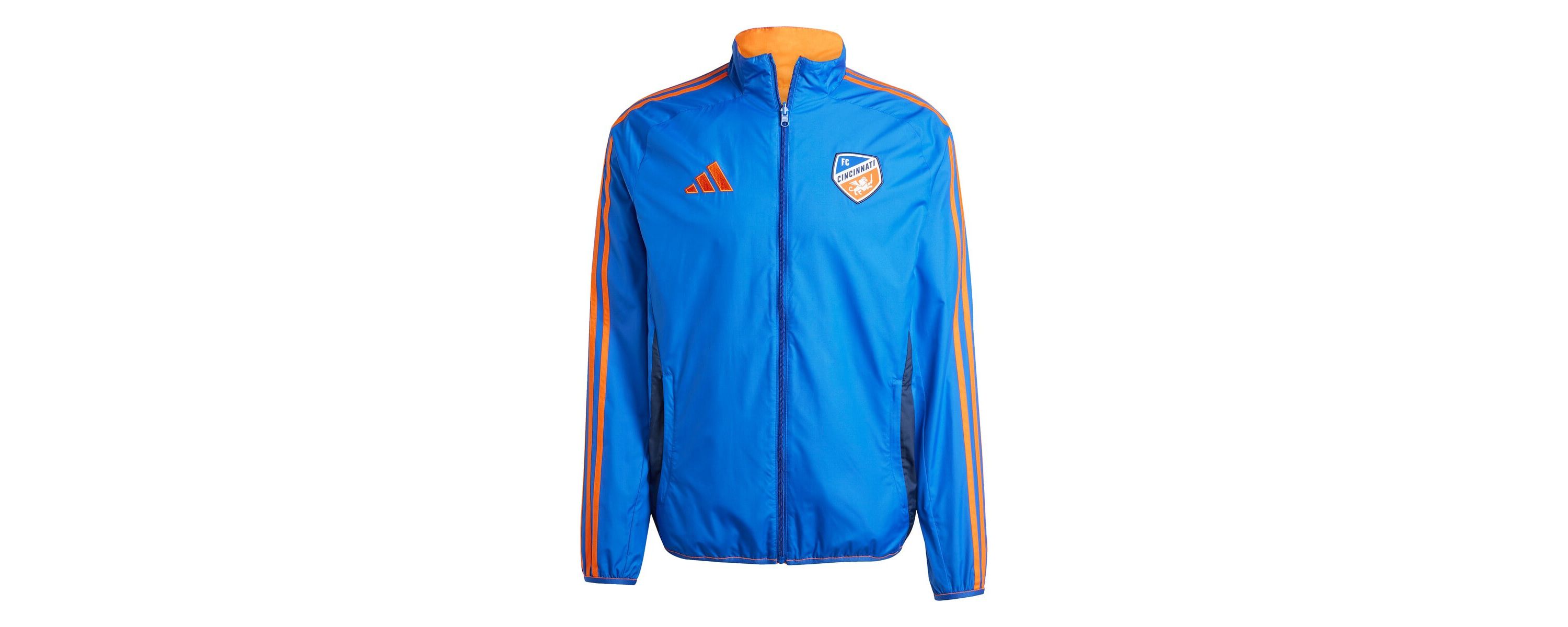 MLS Blue/Orange FC Cincinnati 2025 Anthem Reversible Full-Zip Jacket