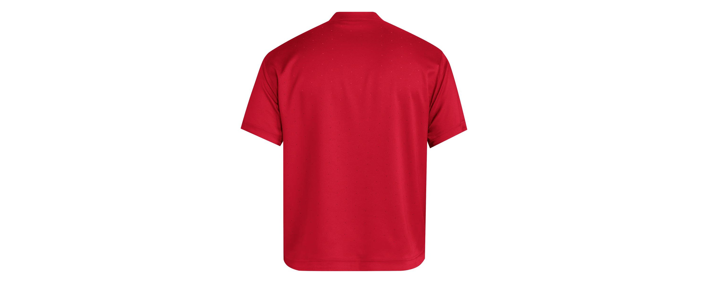 NCAA Nebraska Huskers Dugout Coaches Adizero Notch Neck Pullover Top