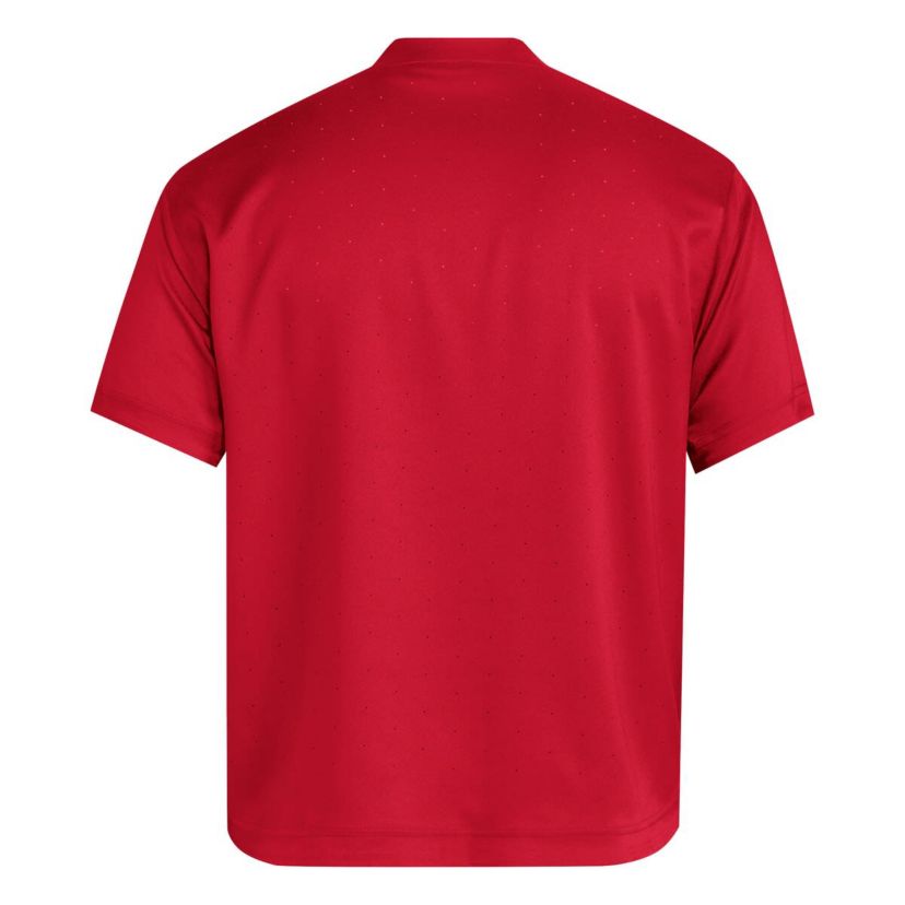 NCAA Nebraska Huskers Dugout Coaches Adizero Notch Neck Pullover Top