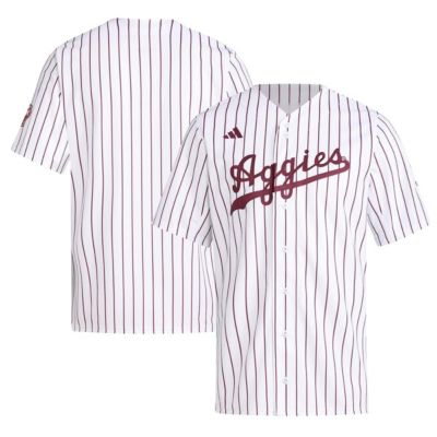 adidas Men's NCAA Texas A&M Aggies Replica Baseball Jersey, White, XL