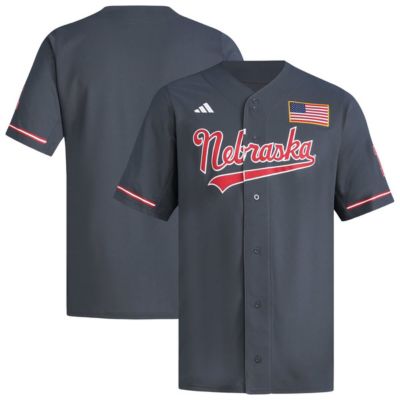 adidas Men's NCAA Nebraska Huskers Replica Baseball Jersey