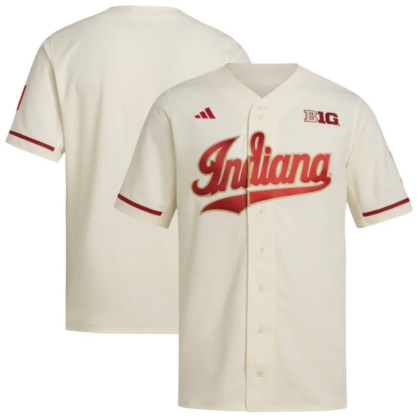 NCAA Indiana Hoosiers Replica Baseball Jersey
