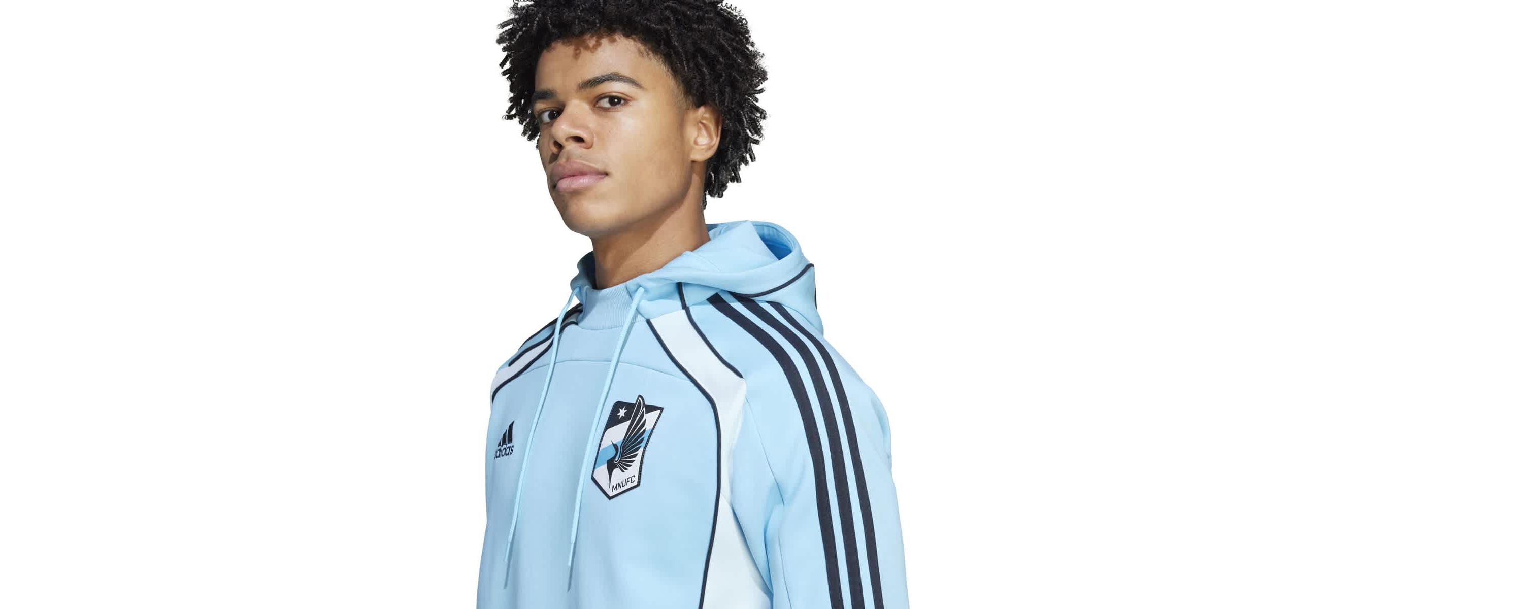 MLS Light Minnesota United FC 2025 Travel Pullover Hoodie