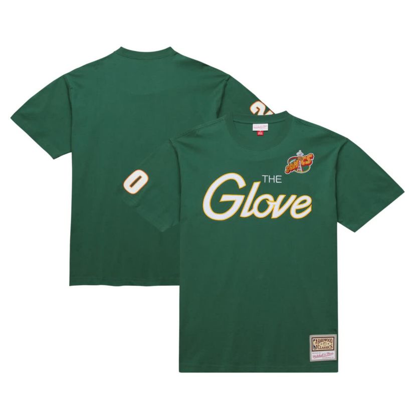 Hardwood Classic Teams Gary Payton Seattle SuperSonics Premium Nickname T-Shirt