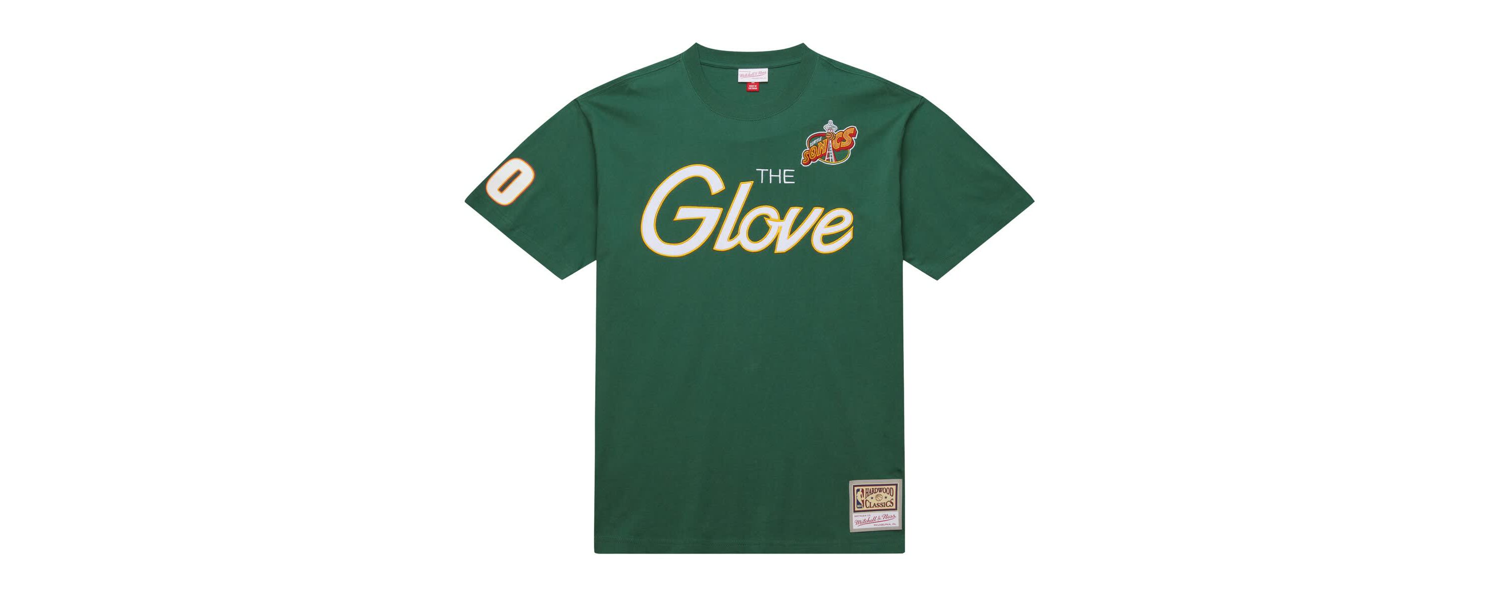 Hardwood Classic Teams Gary Payton Seattle SuperSonics Premium Nickname T-Shirt