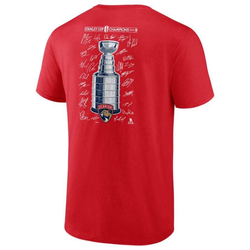 NHL Fanatics Florida Panthers 2024 Stanley Cup s Signature Roster T-Shirt