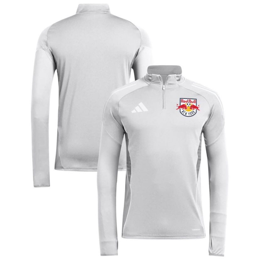 MLS New York Bulls 2025 AEROREADY Quarter-Zip Long Sleeve Training Top
