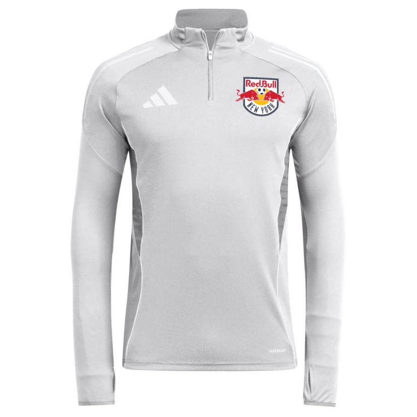 MLS New York Bulls 2025 AEROREADY Quarter-Zip Long Sleeve Training Top