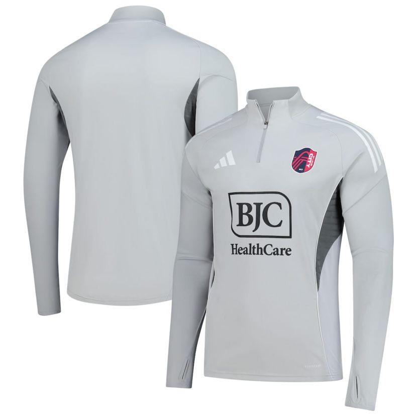 MLS St. Louis CITY SC 2025 AEROREADY Quarter-Zip Long Sleeve Training Top