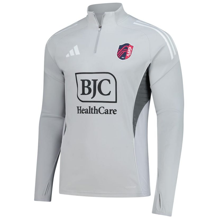 MLS St. Louis CITY SC 2025 AEROREADY Quarter-Zip Long Sleeve Training Top