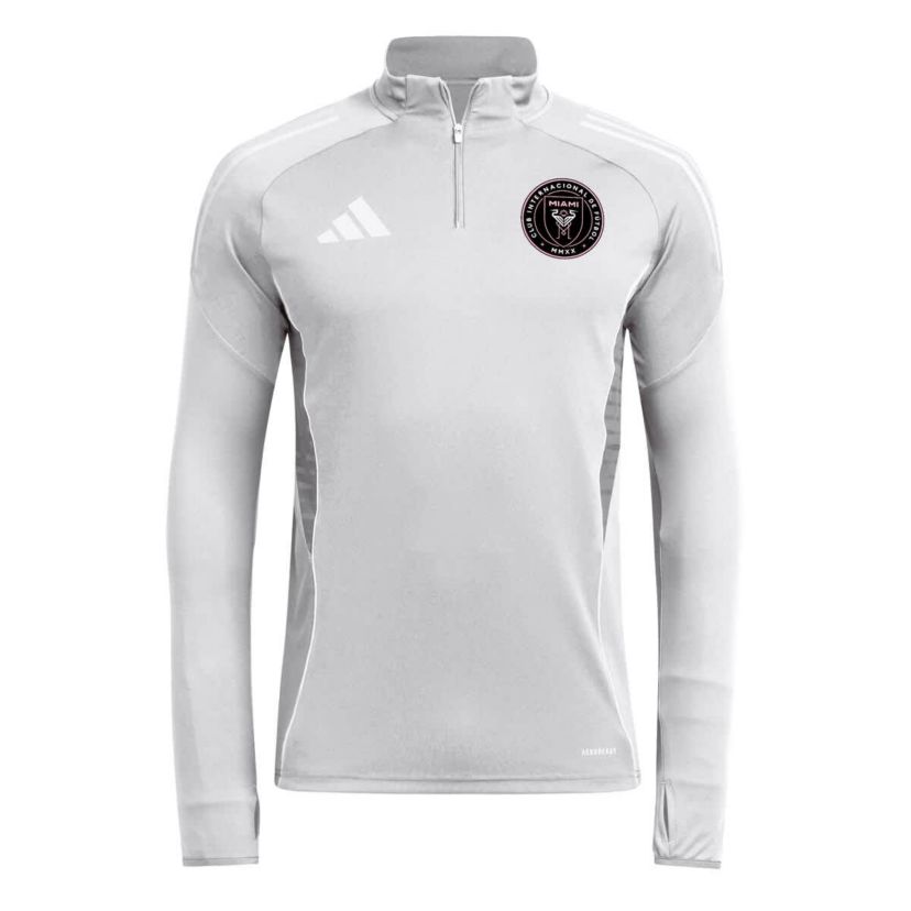 MLS Inter Miami CF 2025 AEROREADY Quarter-Zip Long Sleeve Training Top