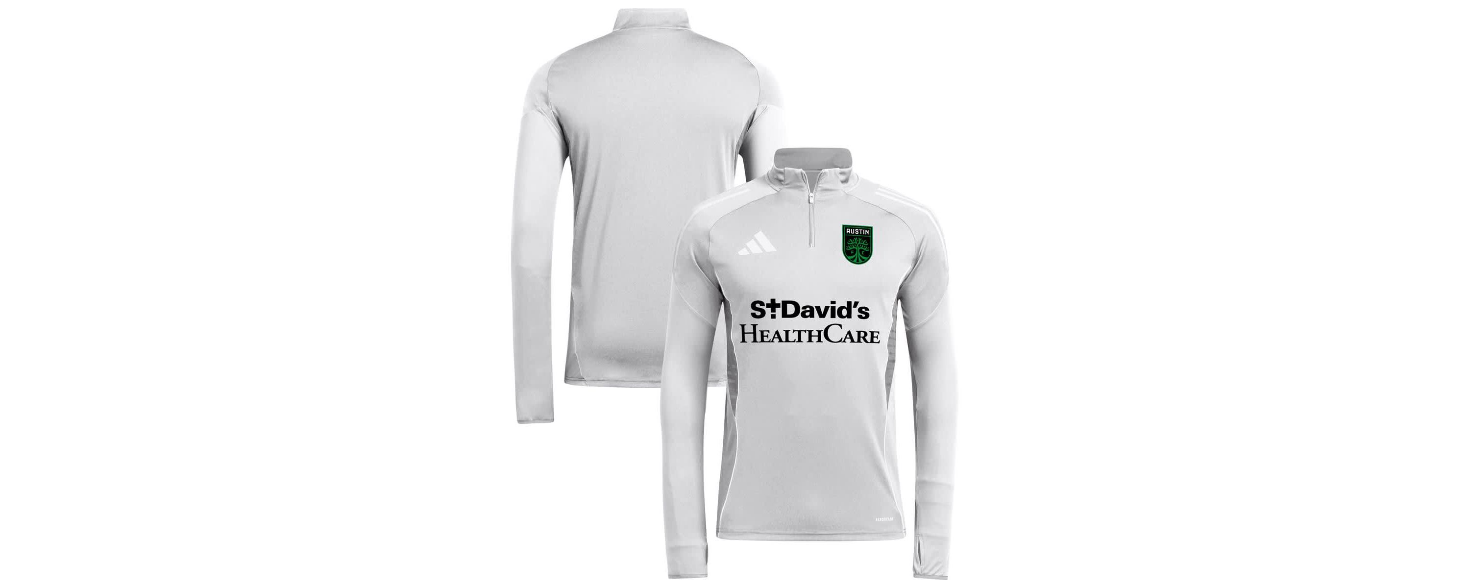 MLS Austin FC 2025 AEROREADY Quarter-Zip Long Sleeve Training Top