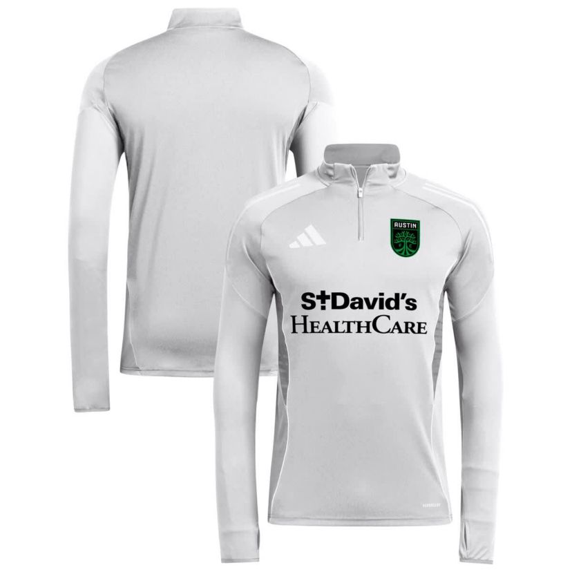 MLS Austin FC 2025 AEROREADY Quarter-Zip Long Sleeve Training Top