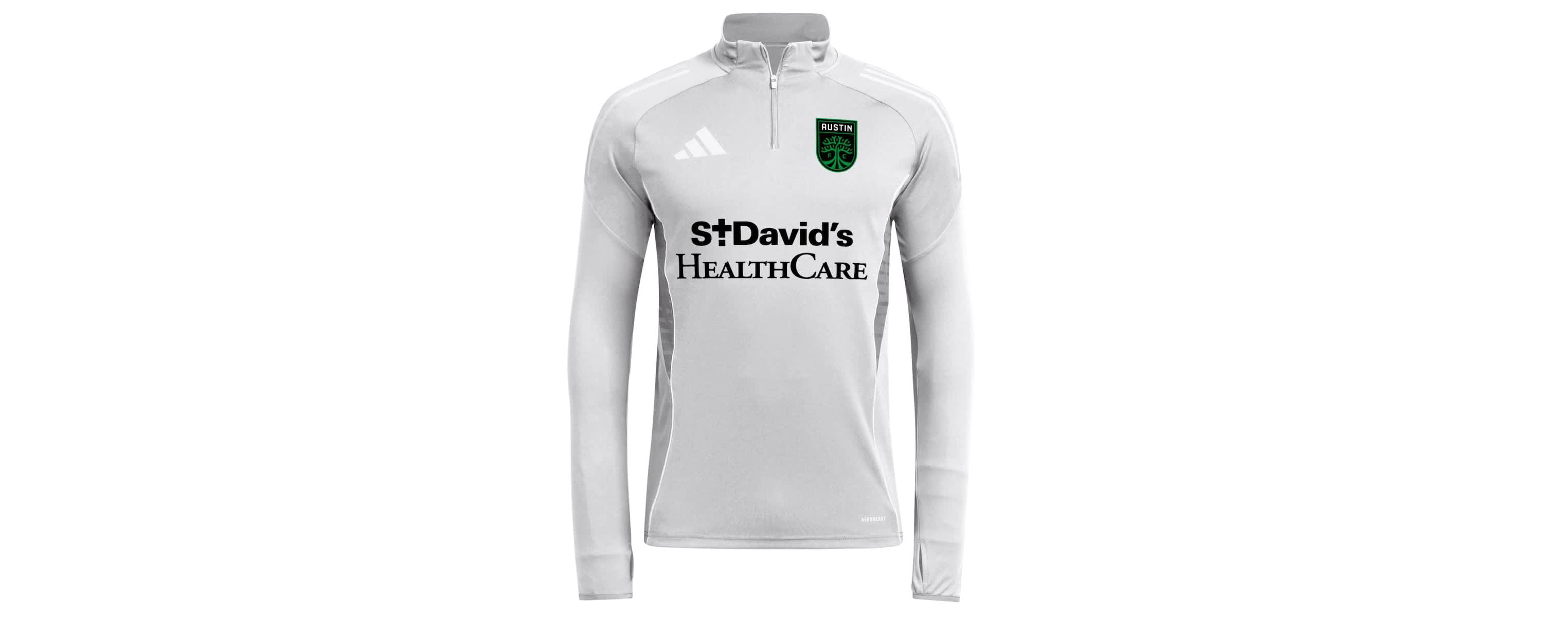 MLS Austin FC 2025 AEROREADY Quarter-Zip Long Sleeve Training Top