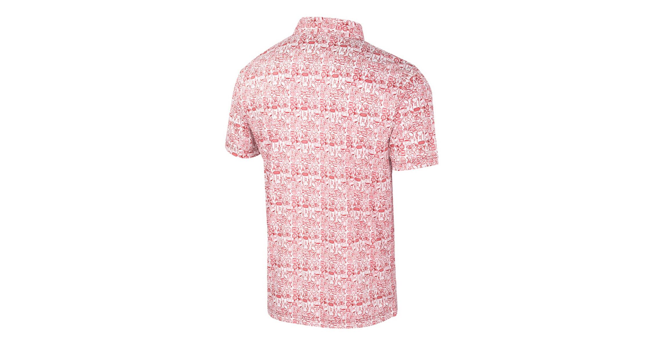 NCAA Ohio State Buckeyes Big & Tall Allover Polo