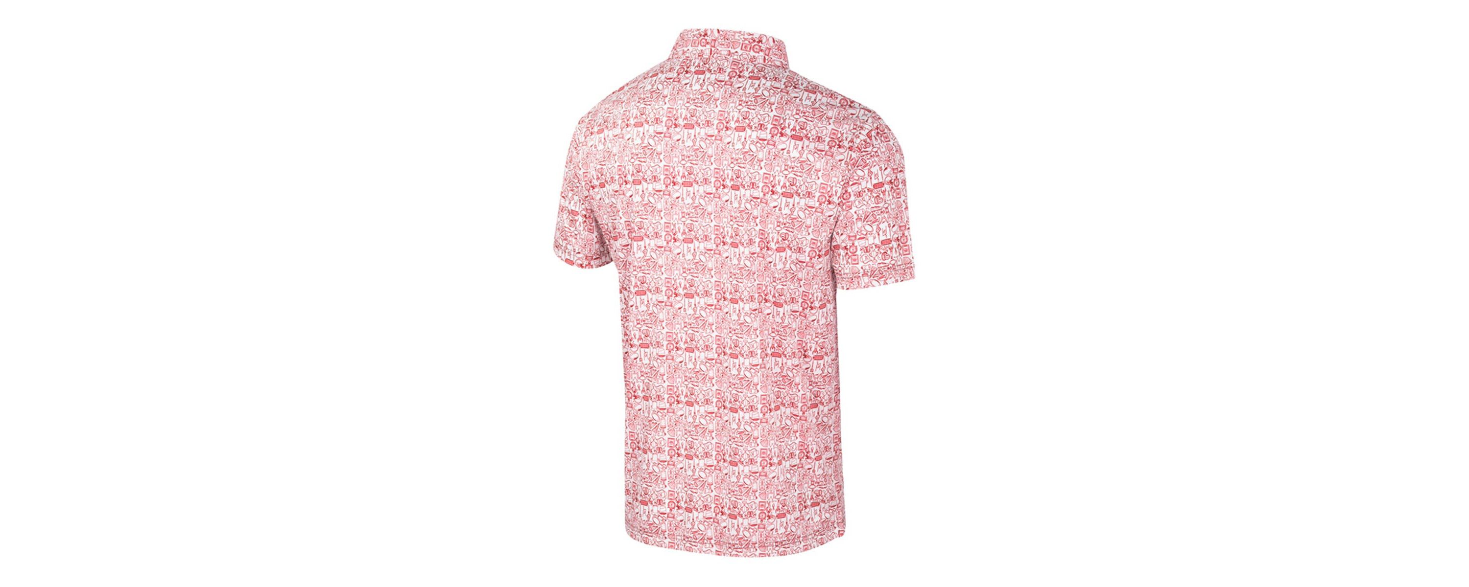 NCAA Ohio State Buckeyes Big & Tall Allover Polo