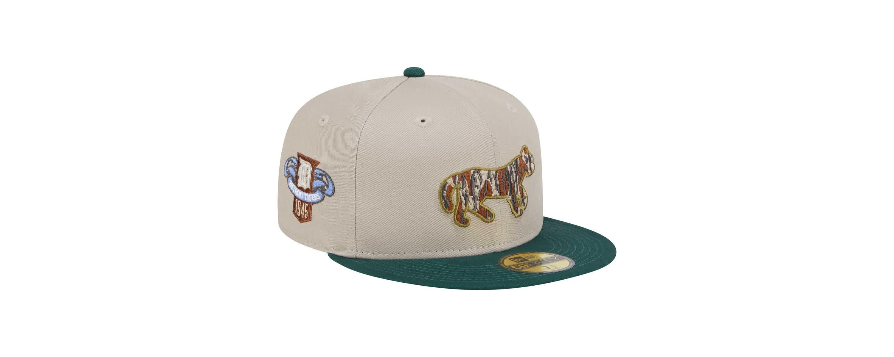 MLB Natural/Hunter Detroit Tigers Lifestyle Tree Bark Fill 59FIFTY Fitted Hat