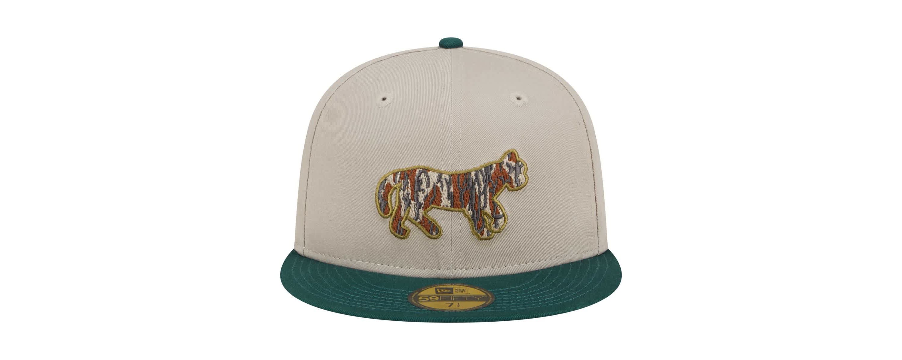 MLB Natural/Hunter Detroit Tigers Lifestyle Tree Bark Fill 59FIFTY Fitted Hat
