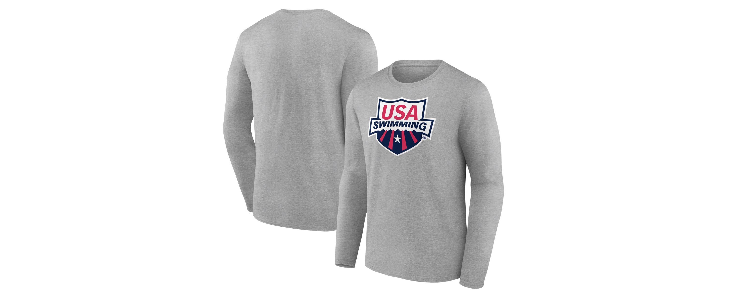 Olympics Fanatics USA Swimming Primary Logo Long Sleeve T-Shirt