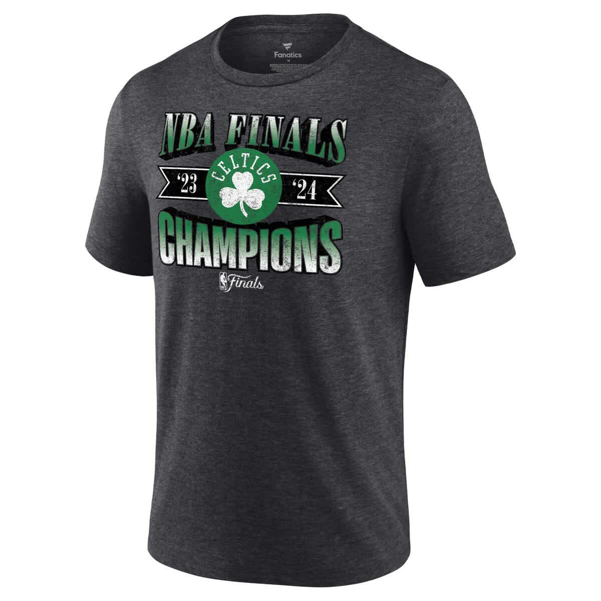NBA Fanatics Boston Celtics 2024 NBA Finals s Full Court Pressure Retro Tri-Blend T-Shirt