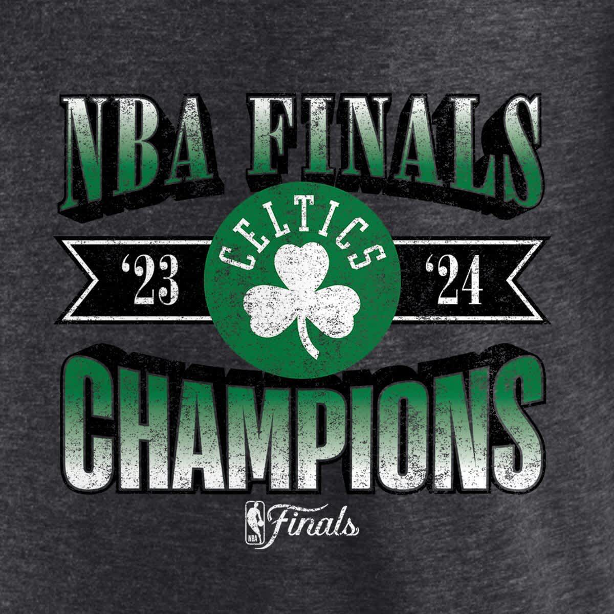 NBA Fanatics Boston Celtics 2024 NBA Finals s Full Court Pressure Retro Tri-Blend T-Shirt
