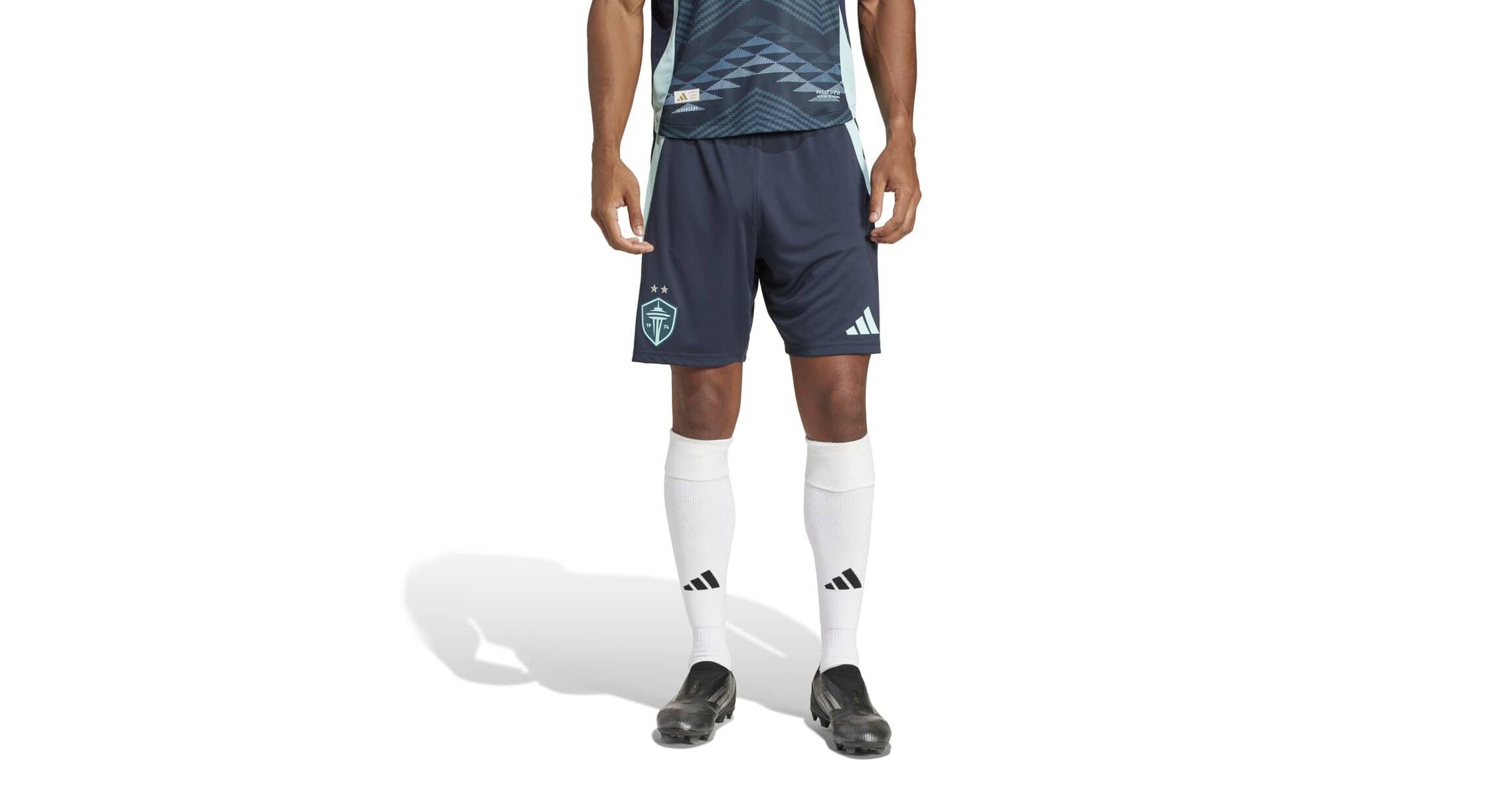 MLS Seattle Sounders FC Away 2025 The Salish Sea Kit Authentic Shorts