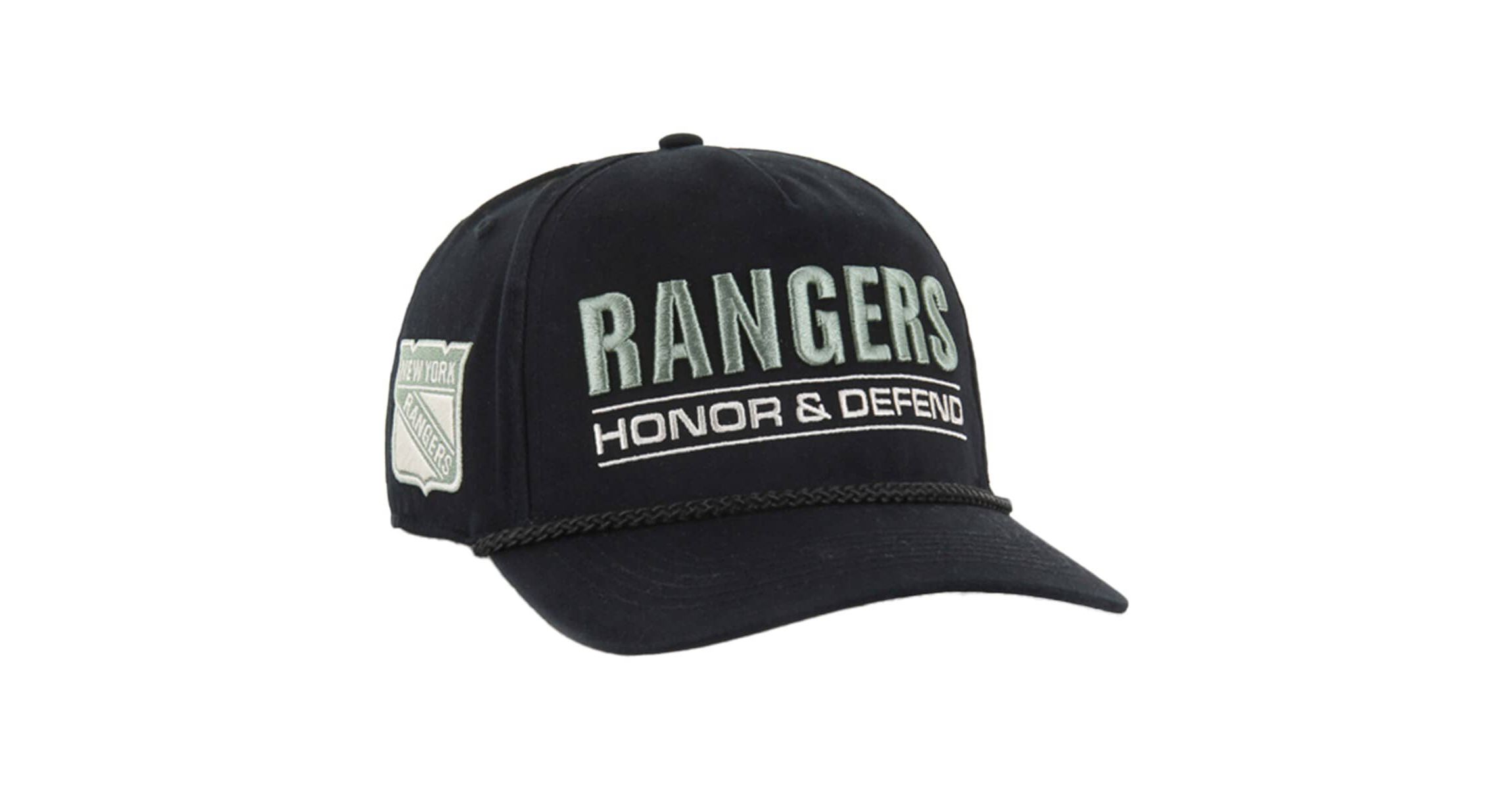 NHL New York Rangers OHT Military Appreciation Homeland Honor and Defend Hitch Adjustable Hat