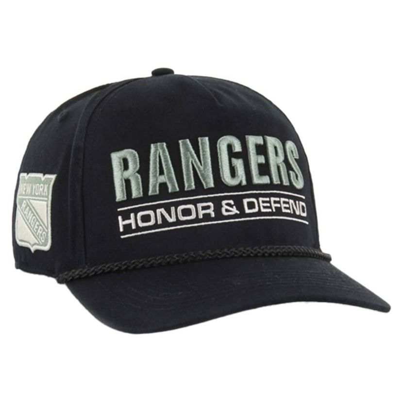 NHL New York Rangers OHT Military Appreciation Homeland Honor and Defend Hitch Adjustable Hat