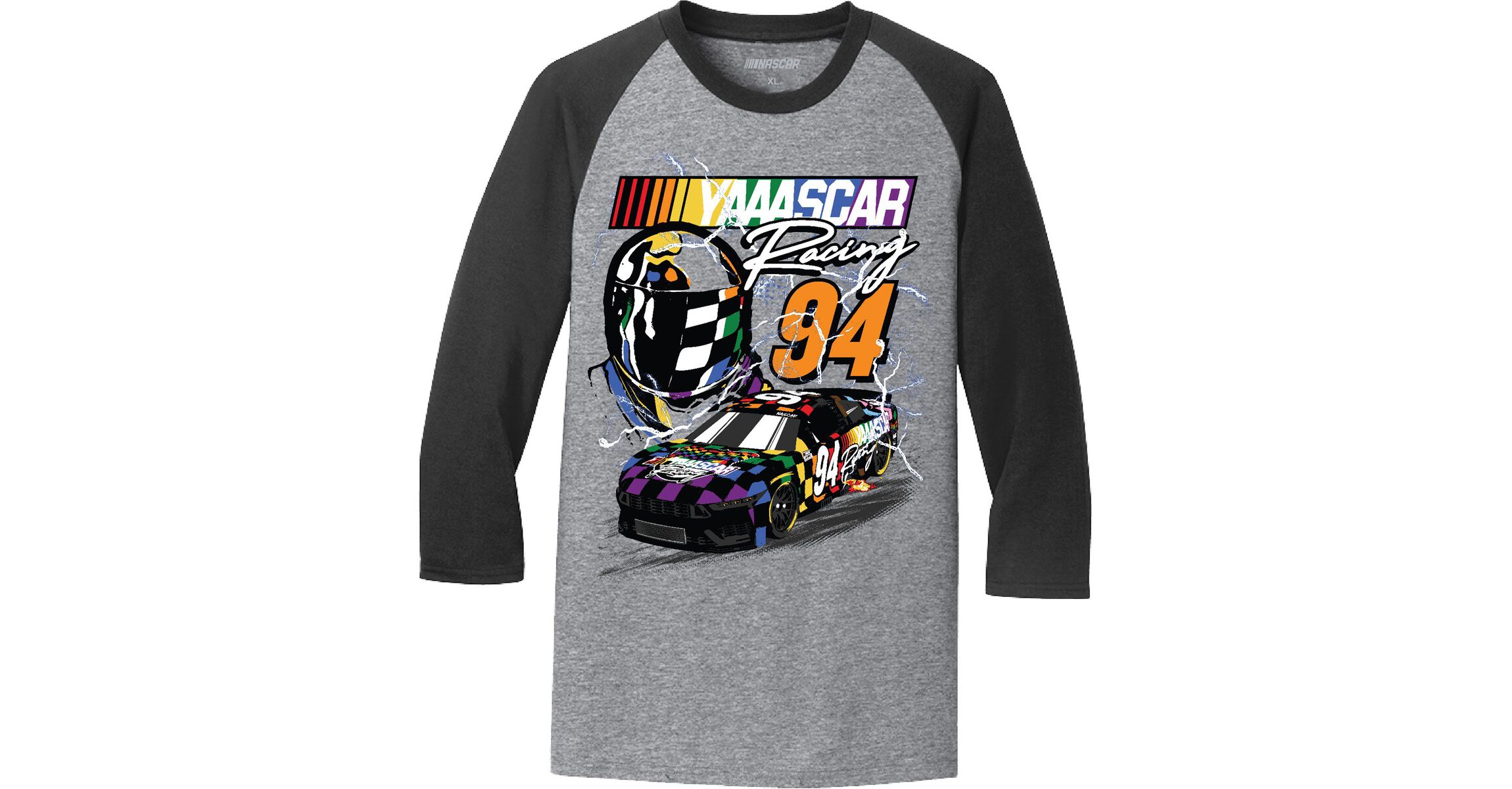 NASCAR YAAASCAR Pride Ringer T-Shirt