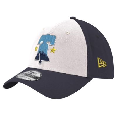New Era Men's MLB Philadelphia Phillies 2024 City Connect 39THIRTY Flex Hat, White, Small