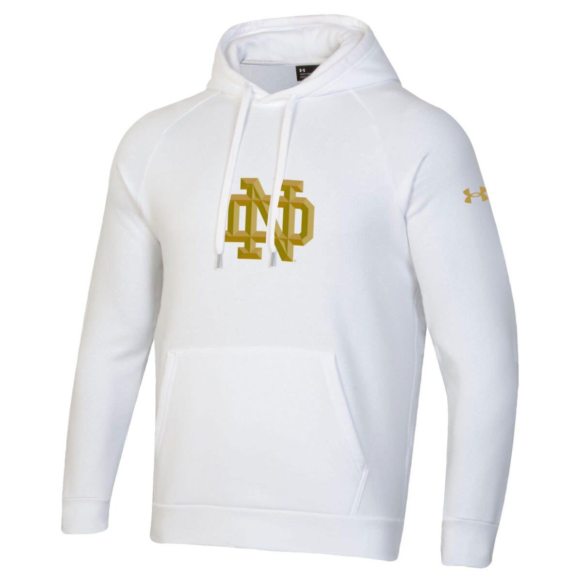 NCAA Under Armour Notre Dame Fighting Irish 2024 Shamrock Series Rival Fleece Pullover Hoodie