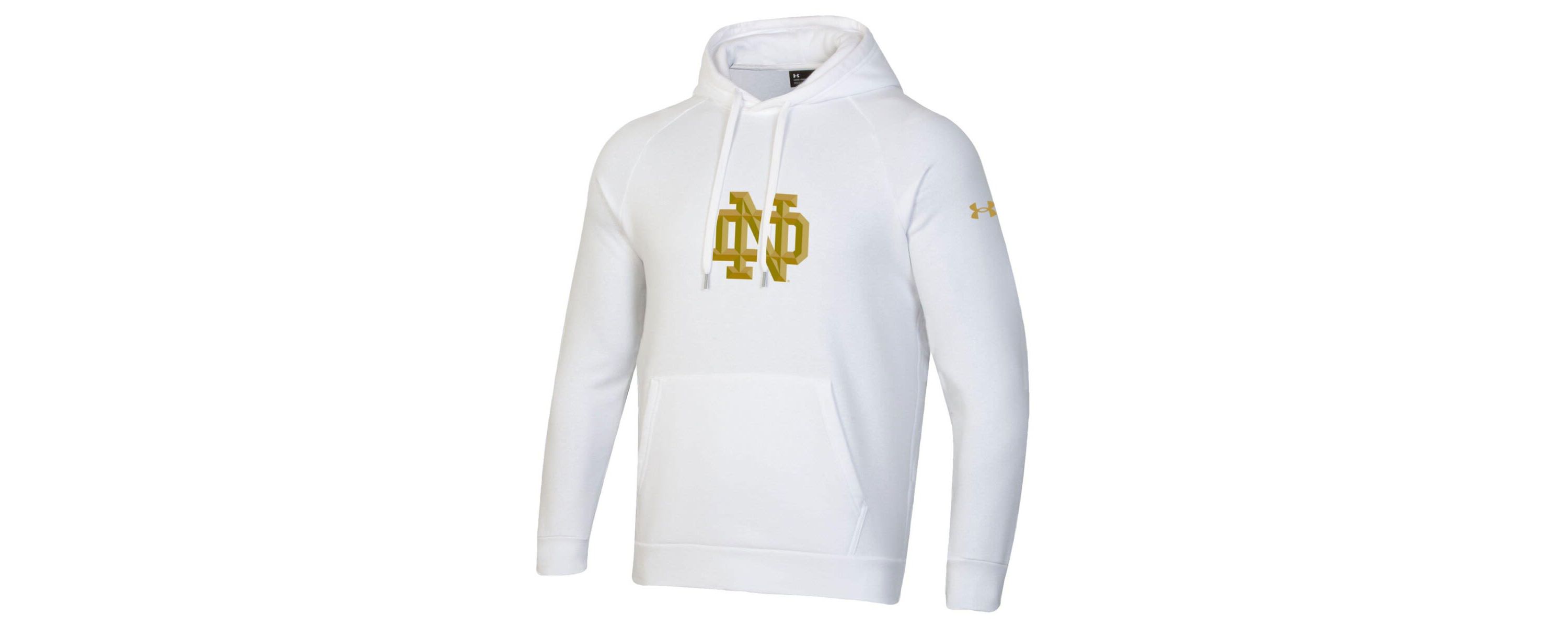 NCAA Under Armour Notre Dame Fighting Irish 2024 Shamrock Series Rival Fleece Pullover Hoodie