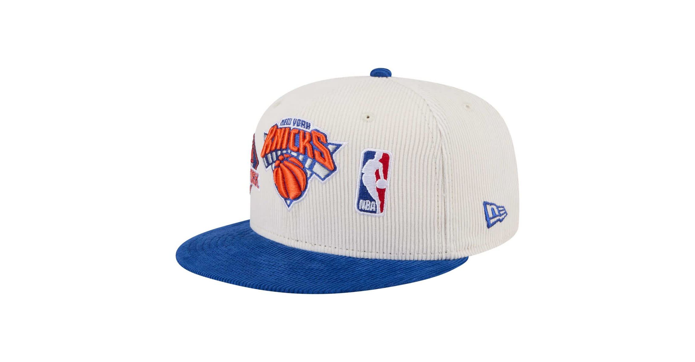NBA New York Knicks Corduroy Two-Tone 9FIFTY Snapback Hat