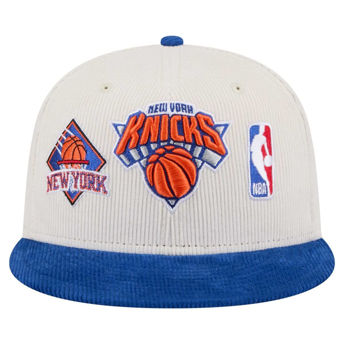 NBA New York Knicks Corduroy Two-Tone 9FIFTY Snapback Hat