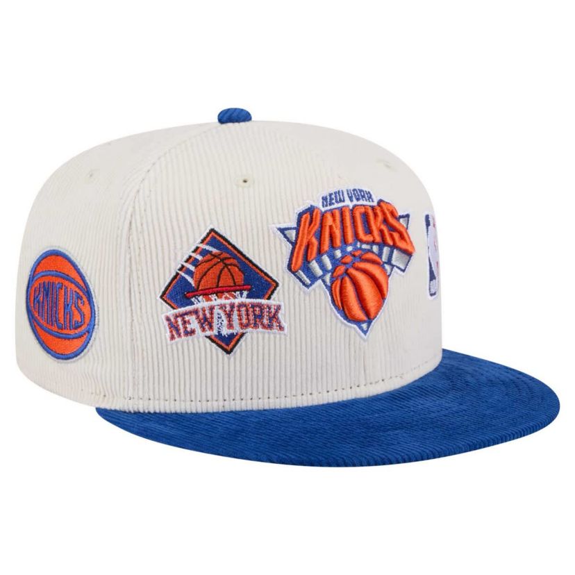 NBA New York Knicks Corduroy Two-Tone 9FIFTY Snapback Hat