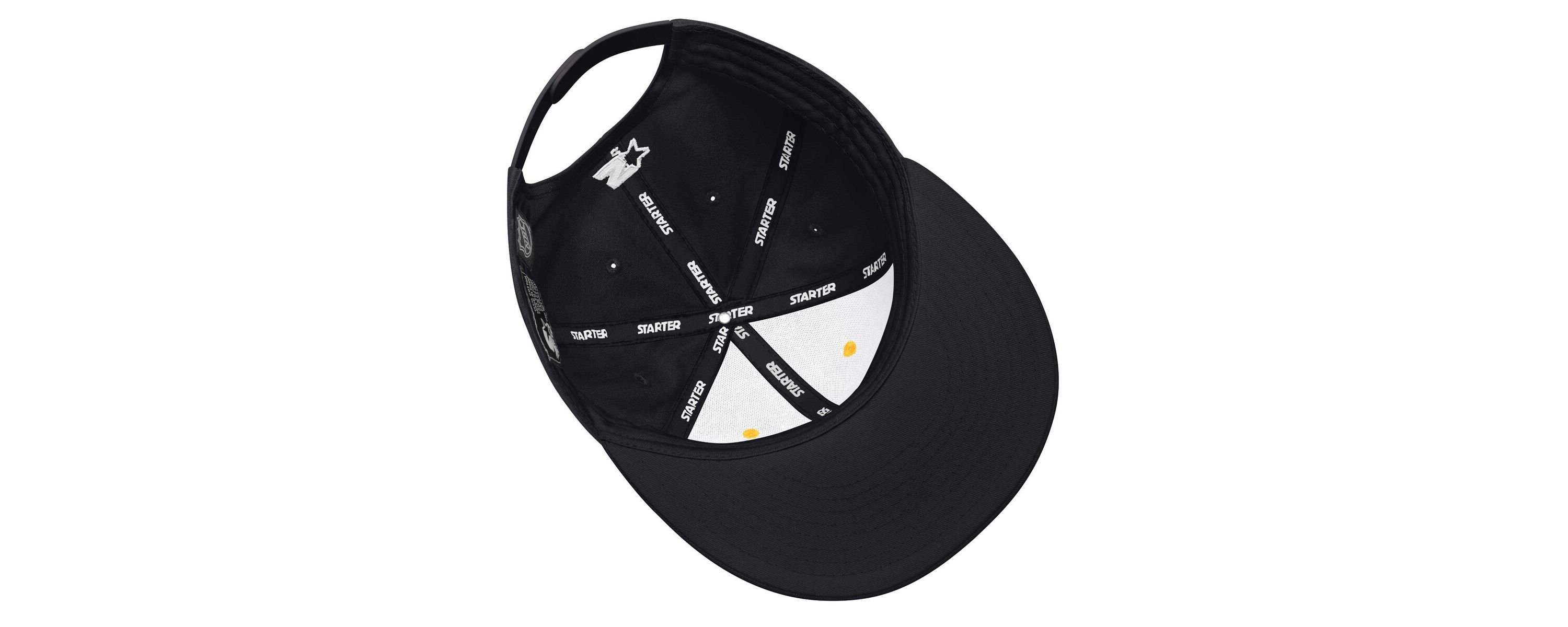 NHL Black/Gold Primary Logo Two-Tone Adjustable Hat