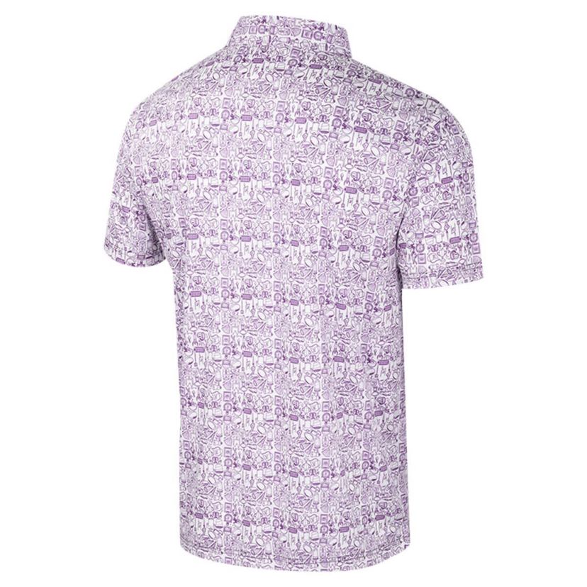 NCAA Kansas State Wildcats Its Time! Allover Print Polo