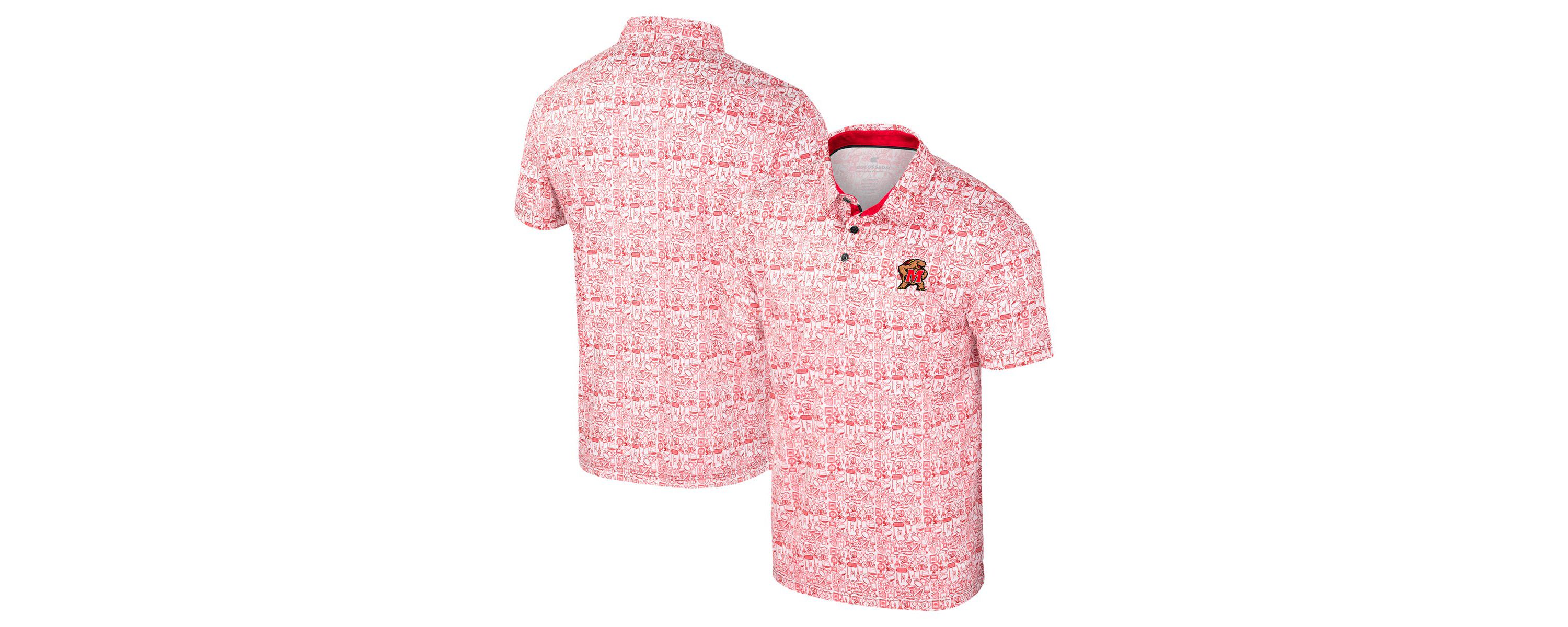 NCAA Maryland Terrapins Its Time! Allover Print Polo