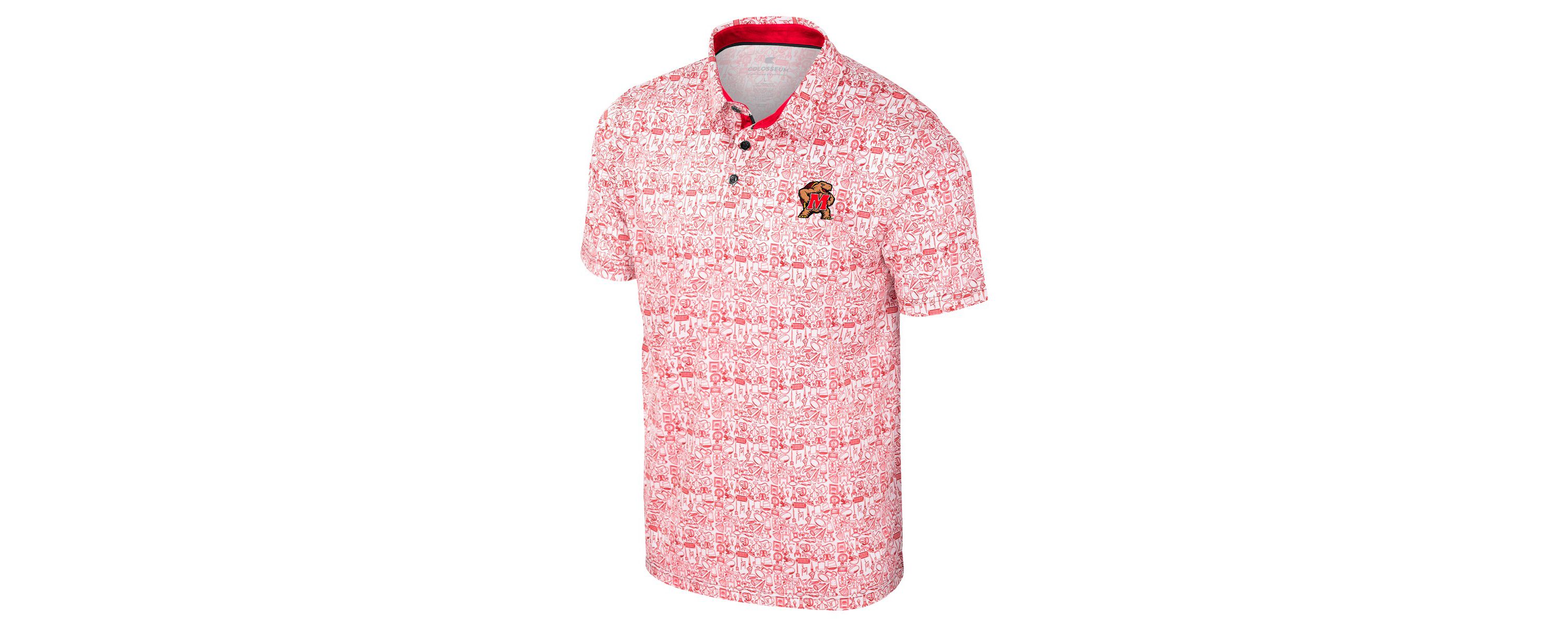 NCAA Maryland Terrapins Its Time! Allover Print Polo